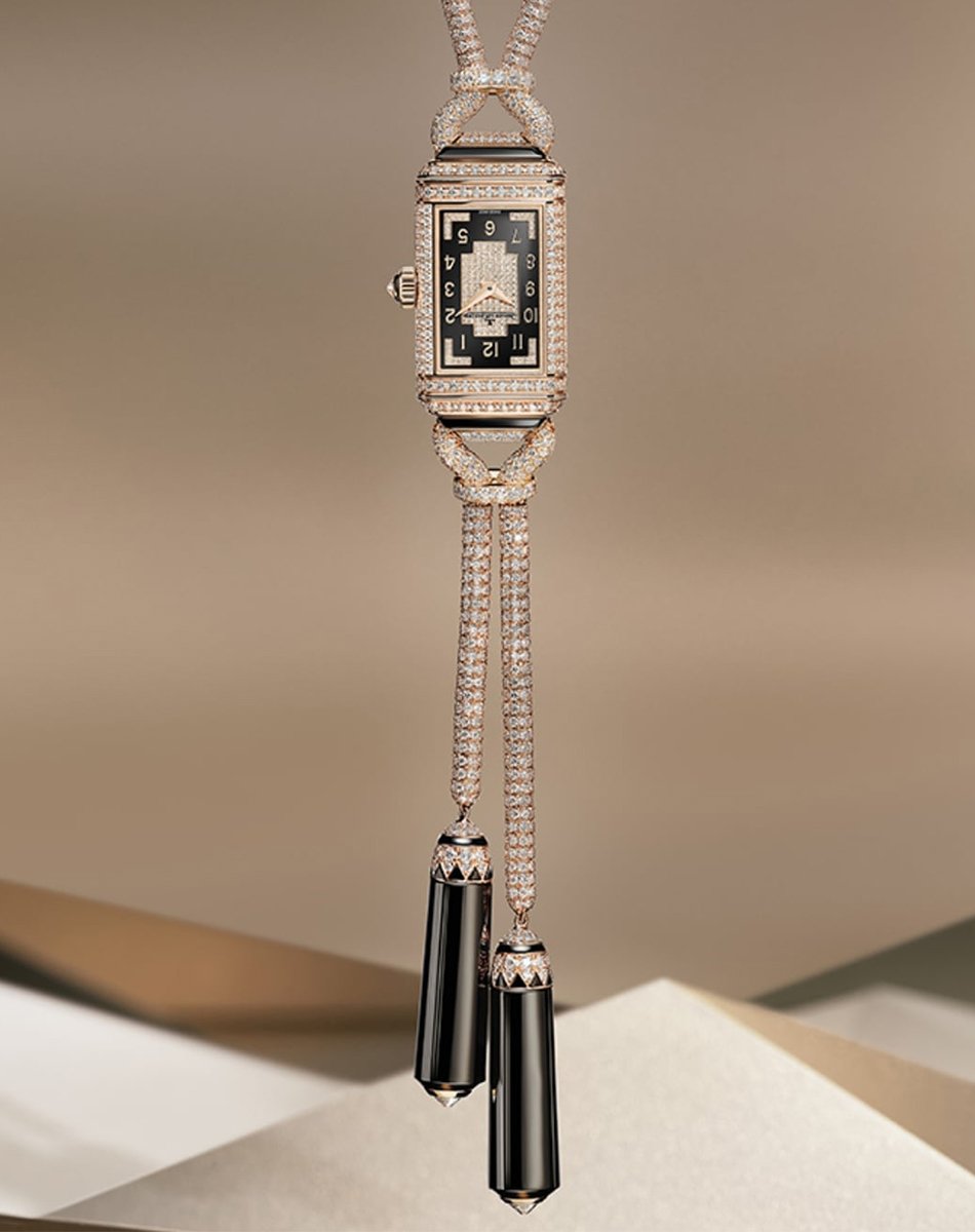 Jaeger-LeCoultre – Reverso Secret Necklace, Luxusuhr an einer Schmuckkette