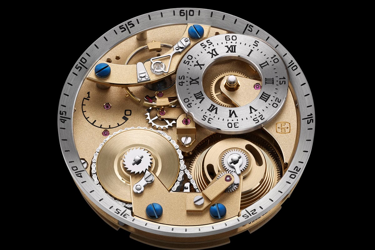 Ferdinand Berthoux: das Werk der Projektuhr "Naissance d'une montre 3"