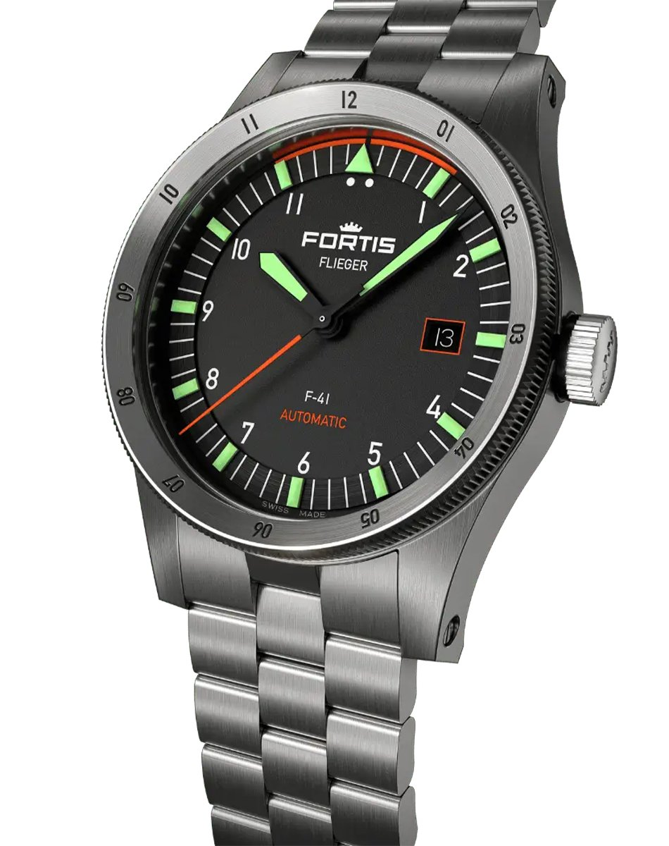 Fortis Flieger, robuste Fliegeruhr mit Automatikkaliber