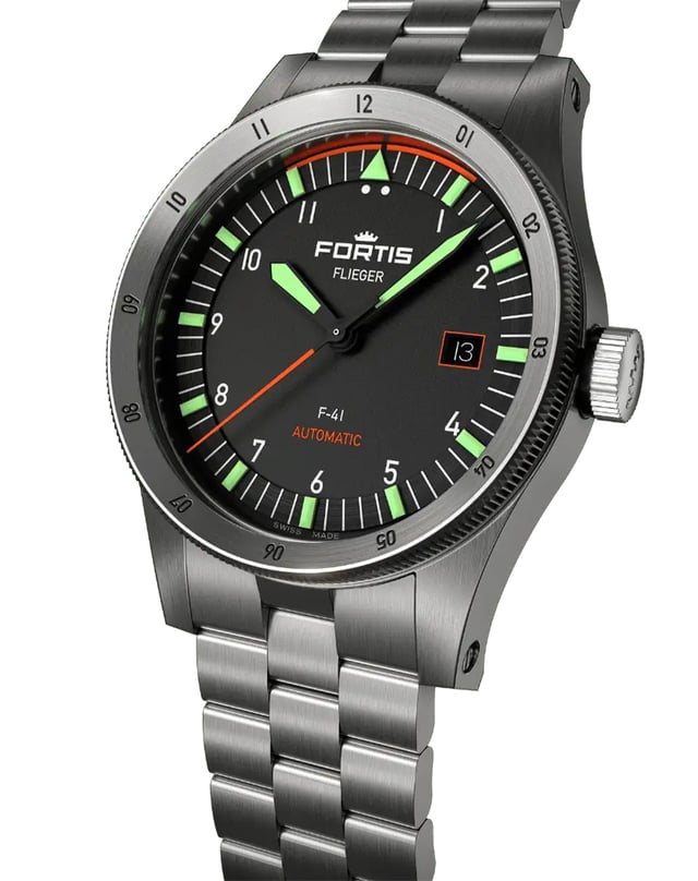 Fortis Flieger, robuste Fliegeruhr mit Automatikkaliber