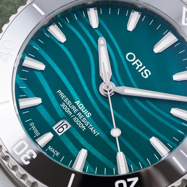Oris Yangtze Jiangtun Limited Edition, Close-up Zifferblatt