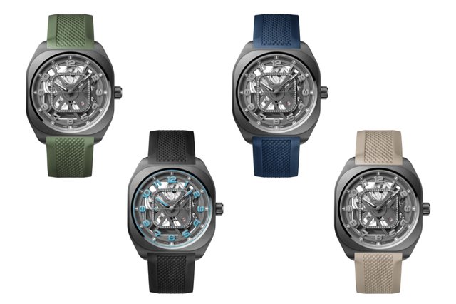 Alle Versionen der Hermes H08 Squelette von vorne