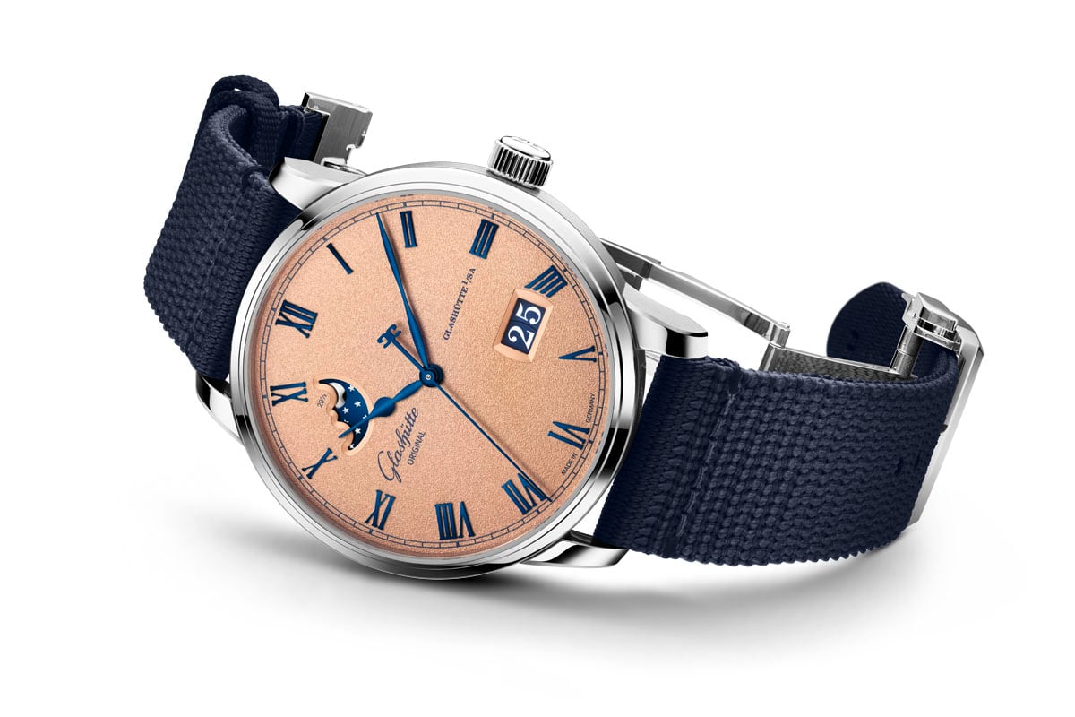 Glashütte Original: Senator Excellence Panoramadatum Mondphase liegend