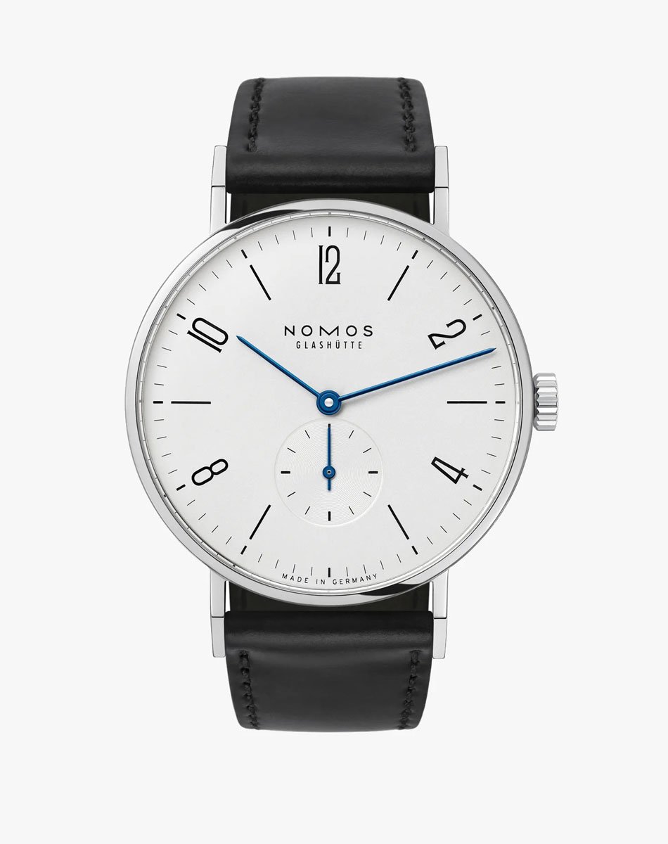 Nomos Glashütte: Tangente 38 mit weißem Zifferblatt