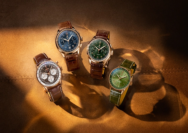 Breitling Gold Capsule, vier Uhren