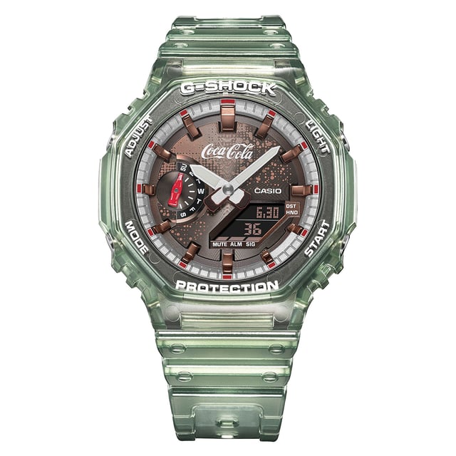 G-Shock und Coca-Cola – Referenz GA-2100CC-3A