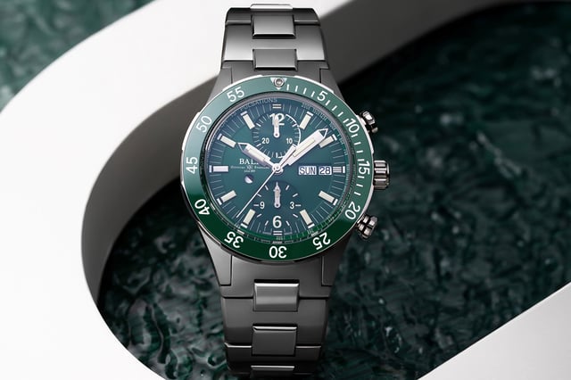 Ball – Roadmaster Rescue Chronograph, Automatik-Chronograph aus Edelstahl