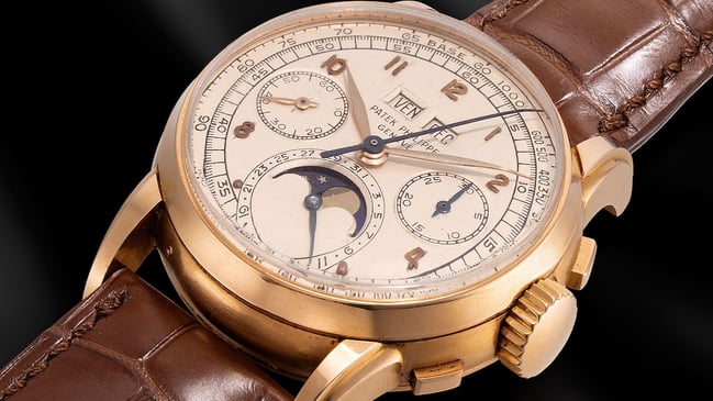 Nahaufnahme der Patek Philippe Ref. 2499