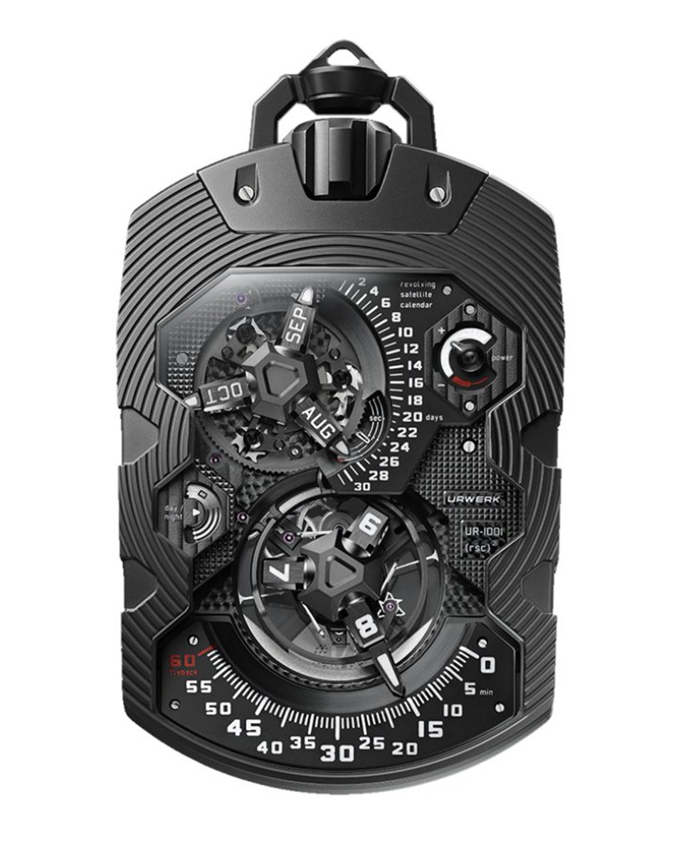 Urwerk – UR-1001, futuristische Luxus-Taschenuhr