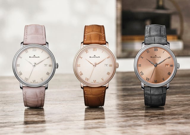 Blancpain: Villeret Ultraplate 38 mm, 3 Modelle in Stahl und Gold 
