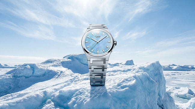 Czapek Antarctique Ice Could S, Uhr vor Eis