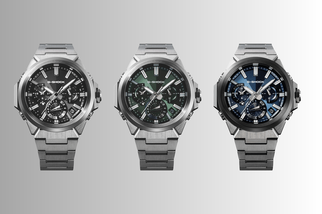 Alle versionen der CASIO G-Shock GST-W1000D, Front, Zifferblatt, Armband