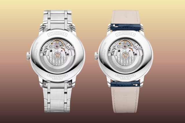 Rückseite, Saphirglasbden, der Baume & Mercier Classima Automatik