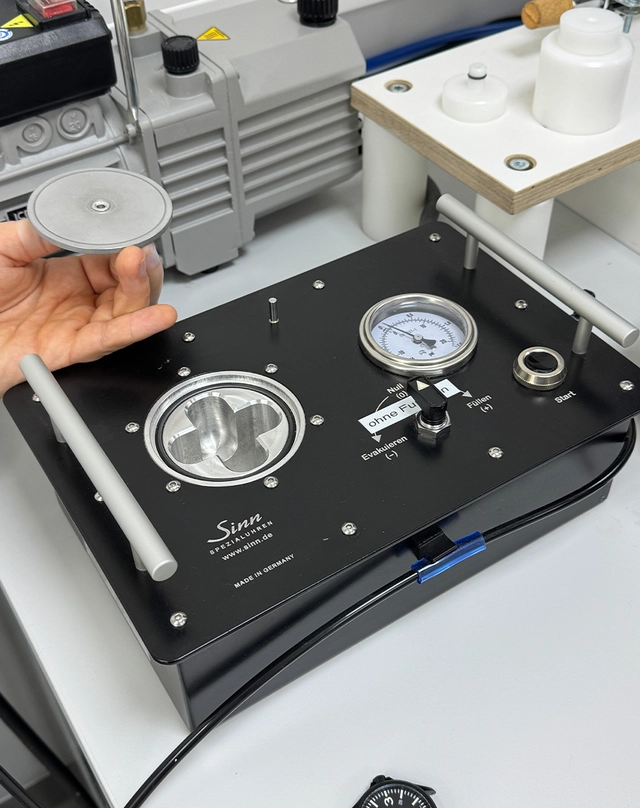 Füllstation für das Spezialgas