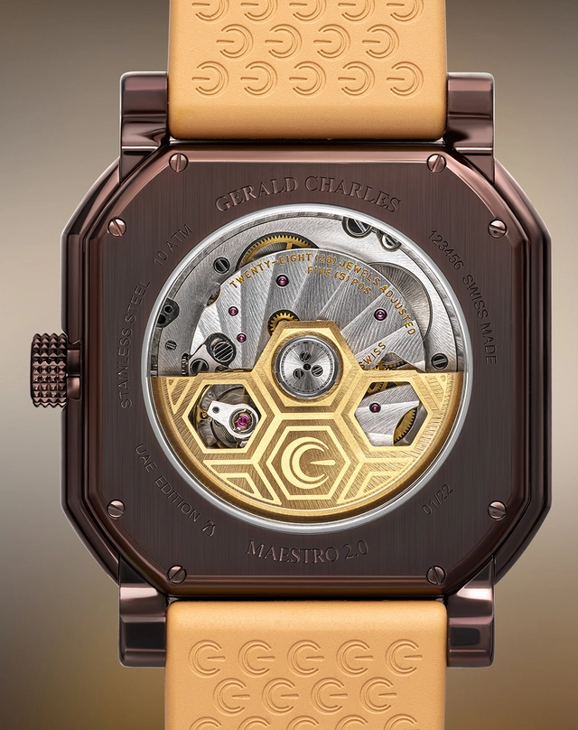 Gerald Charles – Maestro ‘Tiger’s Eye’ Limited Edition, Automatikuhr mit Steinzifferblatt