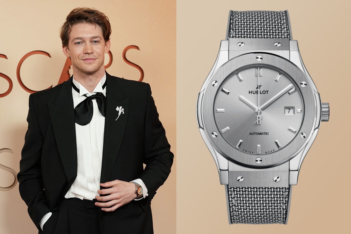 Joe Alwyn Hublot Classic Fusion Essential Grey Saga