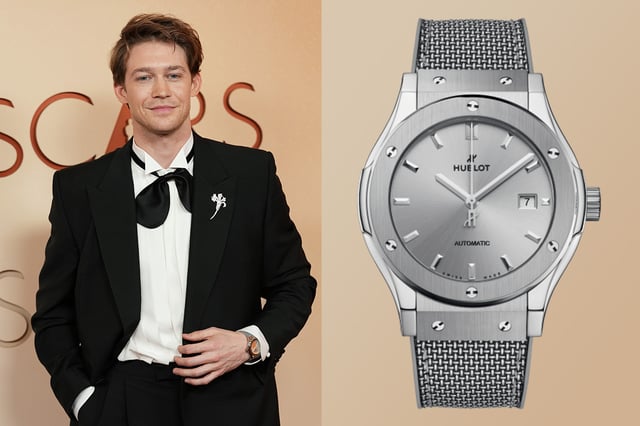 Joe Alwyn Hublot Classic Fusion Essential Grey Saga