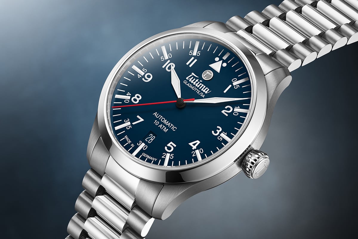 Tutima Flieger T5 6109-04: Blaues Zifferblatt