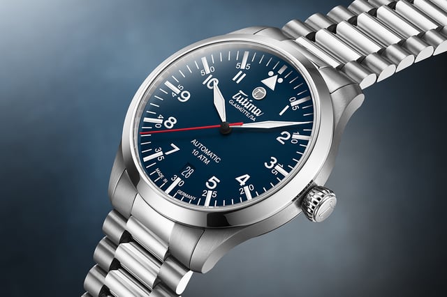 Tutima Flieger T5 6109-04: Blaues Zifferblatt