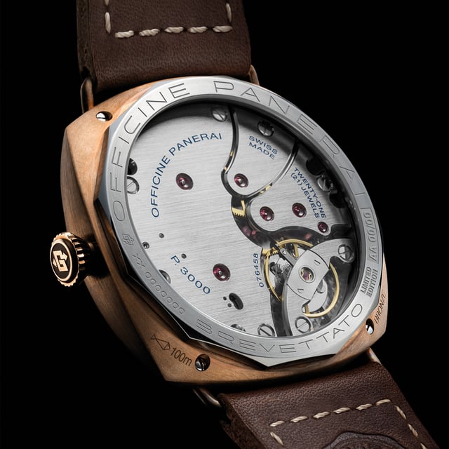 Panerai Radiomir Viaggio nel Tempo Experience, mechanisches Uhrwerk mit Handaufzug, Kaliber P.3000