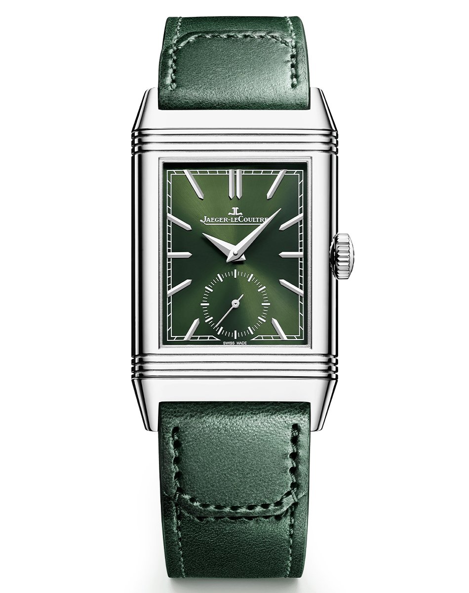 Jaeger-LeCoultre – Reverso Tribute Monoface Small Seconds, Dresswatch mit grünem Zifferblatt und wendbarem Gehäuse 