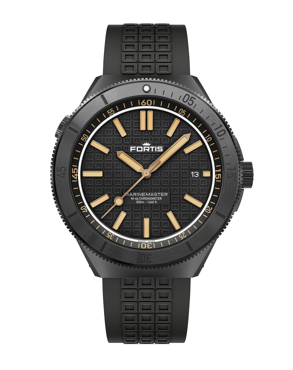 Fortis: Marinemaster M-44 Black Resin 
