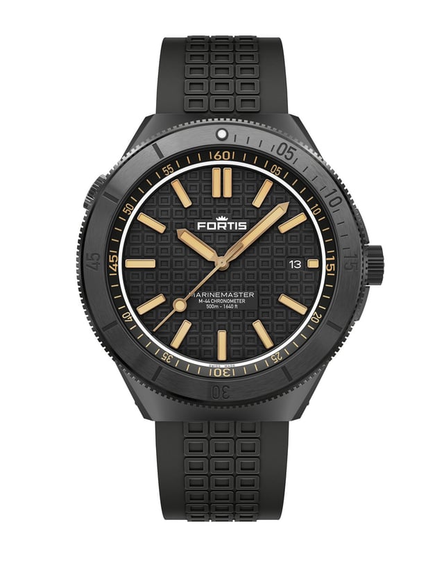 Fortis: Marinemaster M-44 Black Resin 