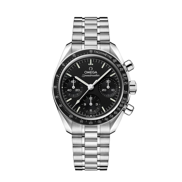 Omega Speedmaster 38 38 mm, Uh aus Stahl mit Stahlarmband, Referenz 324.30.38.50.01.002, 6.300 Euro