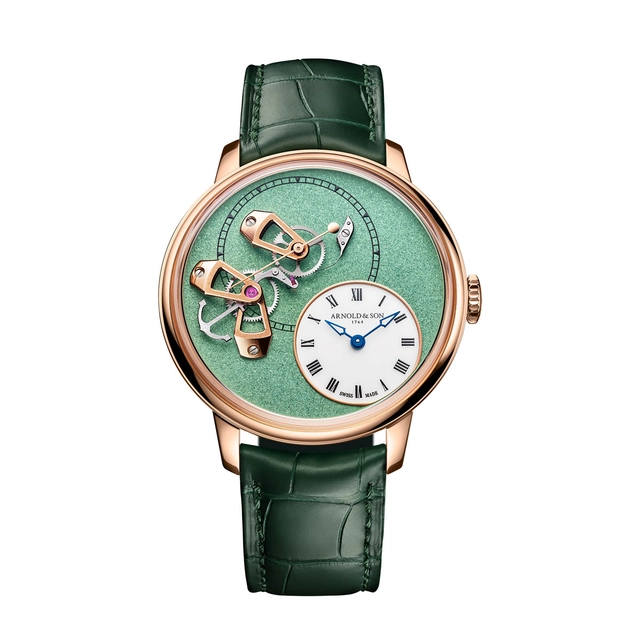 Arnold & Son DSTB 42 Red Gold Mint Green