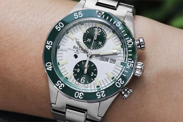 Ball – Roadmaster Rescue Chronograph, Automatik-Chronograph aus Edelstahl