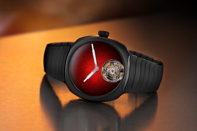 H. Moser & Cie. – Streamliner Tourbillon Concept Ceramic, Automatikuhr aus Keramik mit Tourbillon