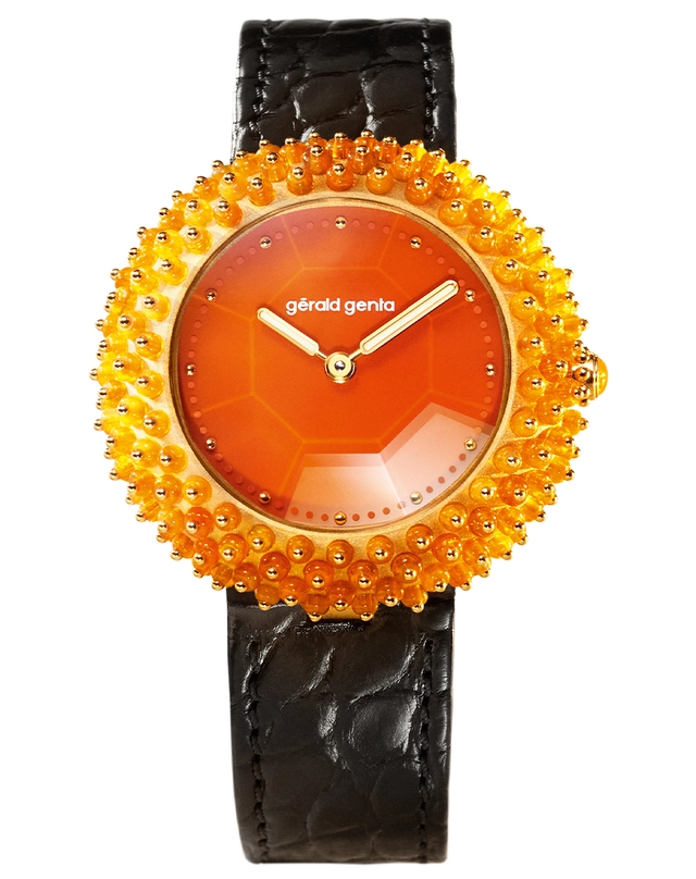 Ladies’ Watch Prize: Gérald Genta – Gentissima Oursin Fire Opal