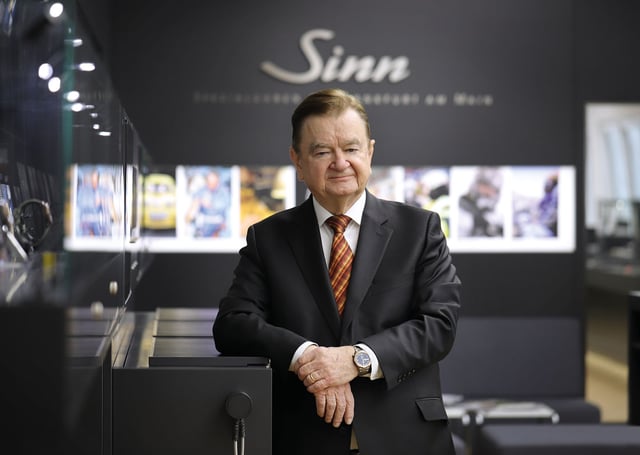 Lothar Schmidt, Inhaber und Geschäftsführer von Sinn Spezialuhren