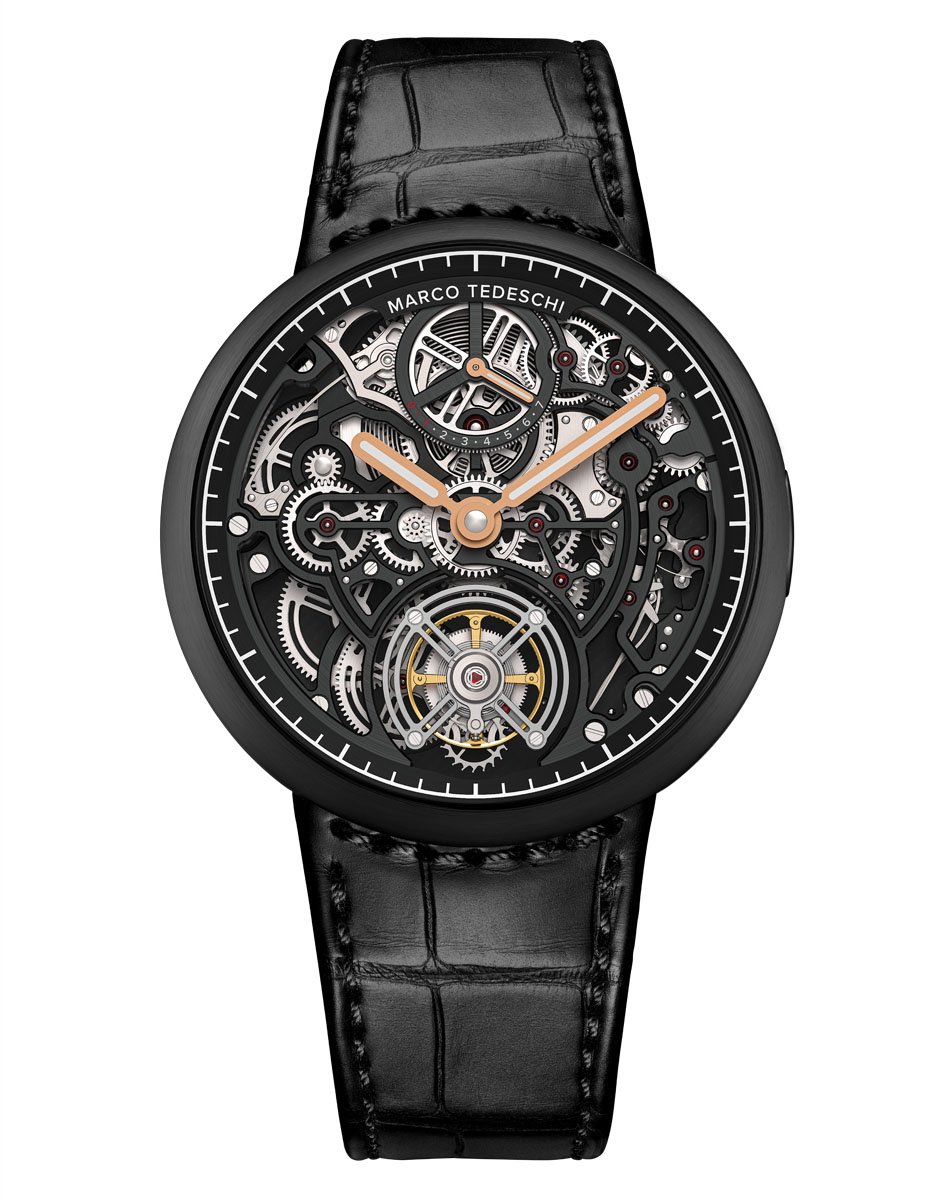 Marco Tedeschi: MT1.1 in schwarz DLC-beschichtetem Titan