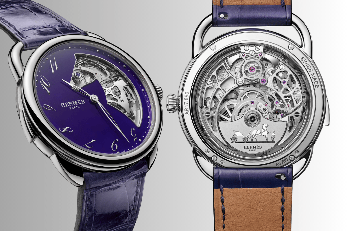 Front und Rückseite der Hermes Arceau Samarcande