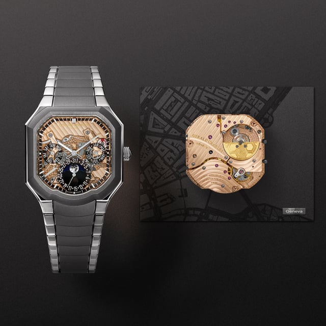 Gerald Charles: Masterlink Perpetual Calendar, Vorder- und Rückseite