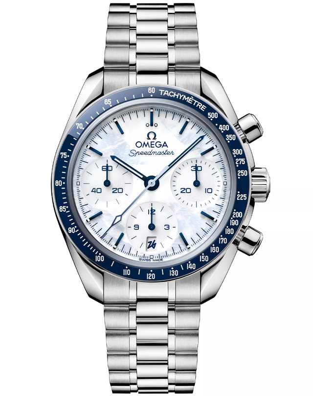 Omega Speedmaster Milano Cortina 2026, Chronograph mit Automatikkaliber