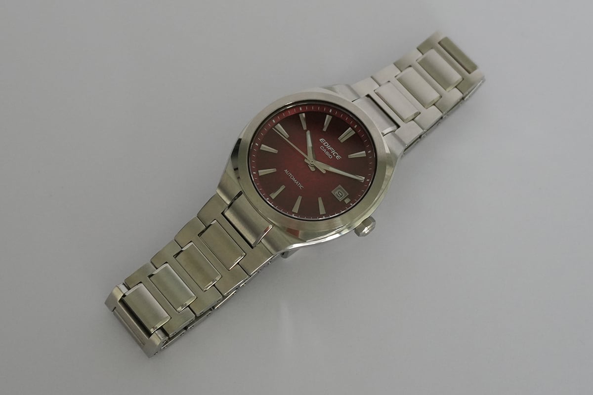 Casio Edifice Automatikuhr EFK-200D-4A, Edelstahluhr