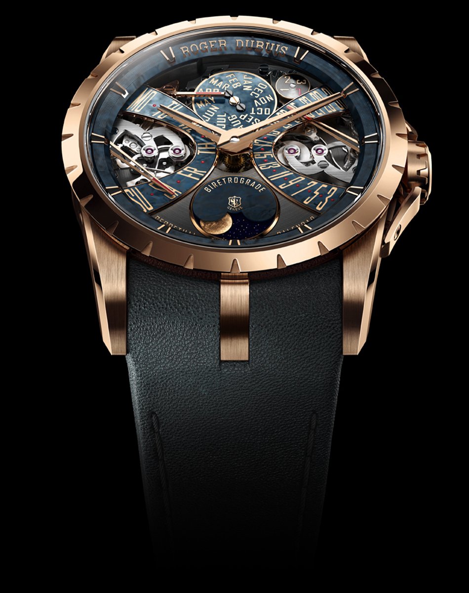 Roger Dubuis – Excalibur Biretrograde Perpetual Calendar, Golduhr mit Manufakturkaliber und ewigem Kalender