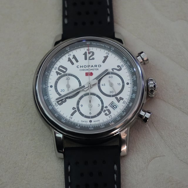 Hands-on Bild: Chopard Mille Miglia Classic Chronograph in Speed Silver