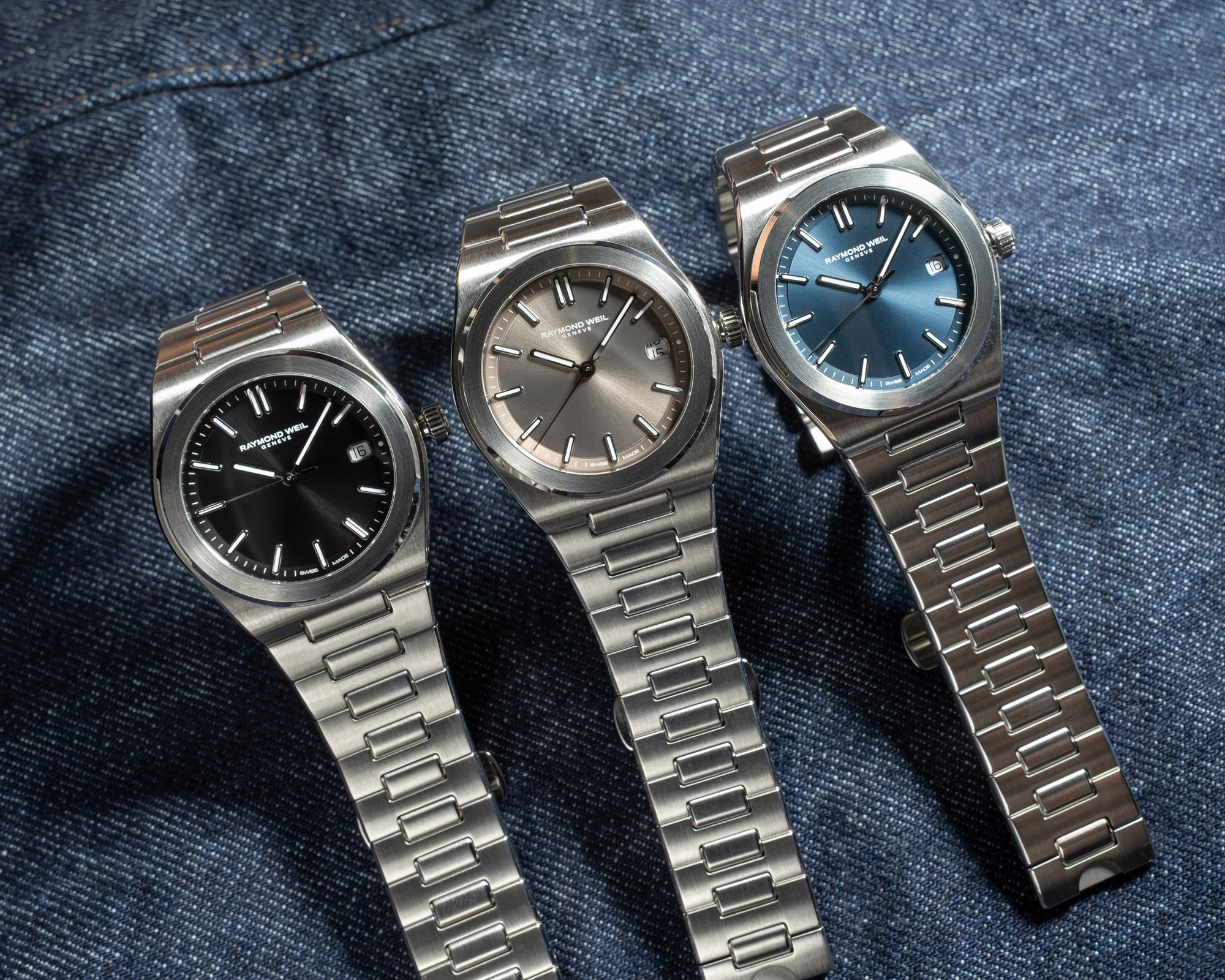 Raymond Weil A.R.T. Kollektion, drei Uhren