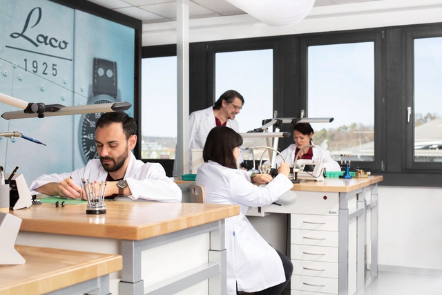 Laco-Produktion in Pforzheim