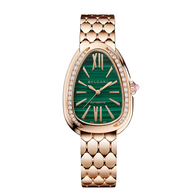 Bulgari Serpenti Seduttori 103901 mit Malachit-Zifferblatt