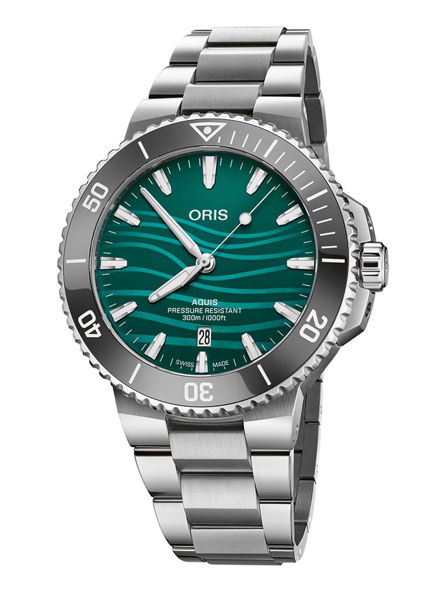 Oris Yangtze Jiangtun Limited Edition, Frontansicht Edelstahluhr