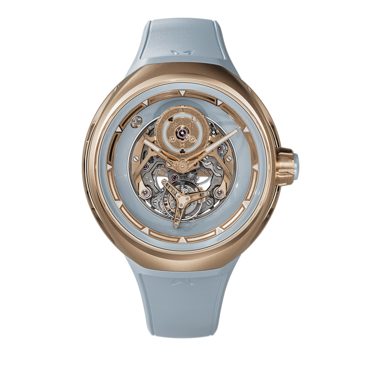  Vanguart Orb Blue Ceramic Rose Gold
