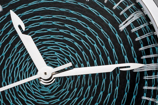 Ercigoj – Cornely, Automatikuhr mit gesticktem Zifferblatt und Edelstahlgehäuse