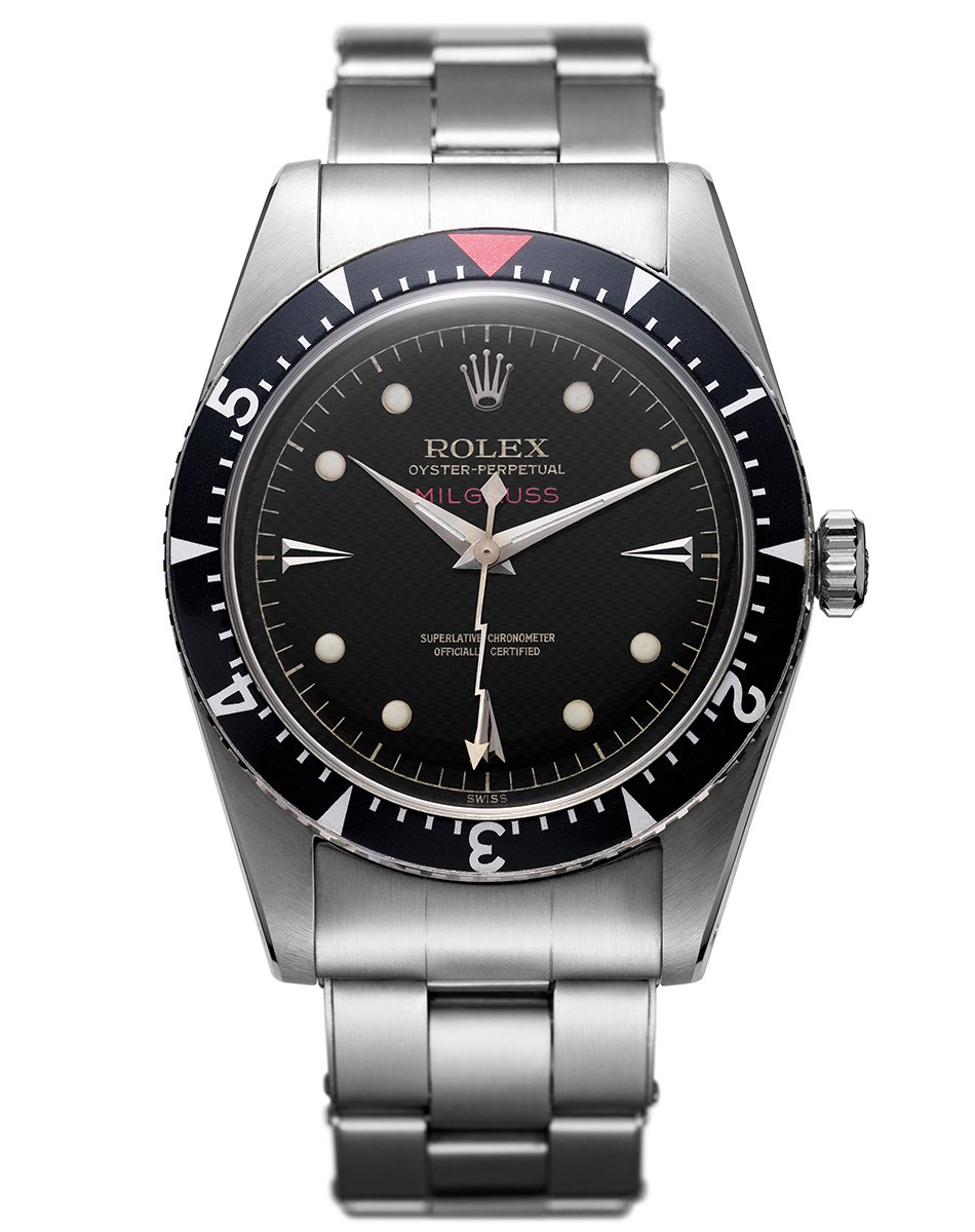 Rolex Milgauss, Luxusuhr aus Edelstahl von Rolex