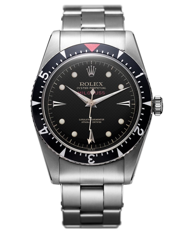 Rolex Milgauss, Luxusuhr aus Edelstahl von Rolex