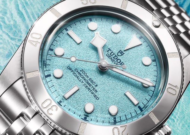 Tudor Black Bay 54 „Lagoon Blue“ Zifferblatt