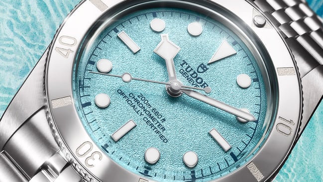 Tudor Black Bay 54 „Lagoon Blue“ Zifferblatt